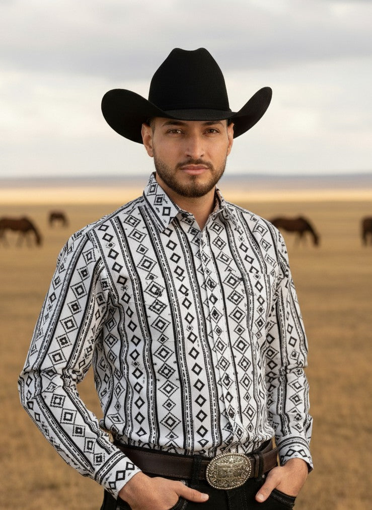 Men's Snap Button Shirt
