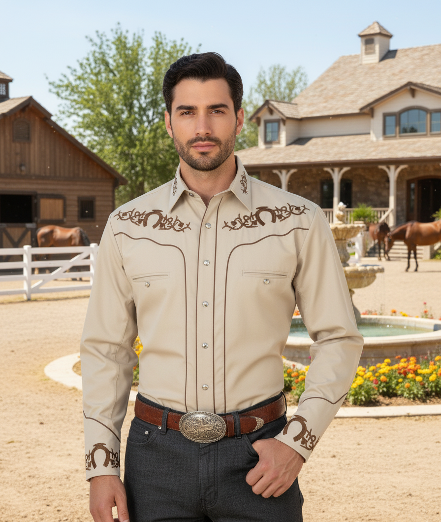 Men's Embroidered Shirt