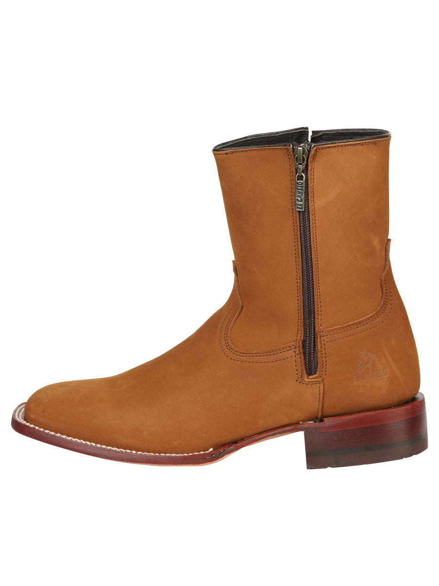 El Canelo Men’s Ankle Boots - Nobuck Taupe
 45215