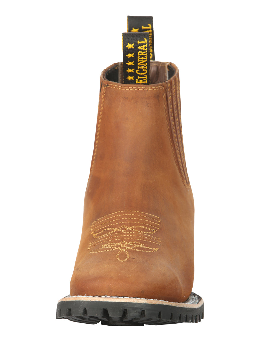 El General Men’s Ankle Boots - Crazy Horse Papaya 45342