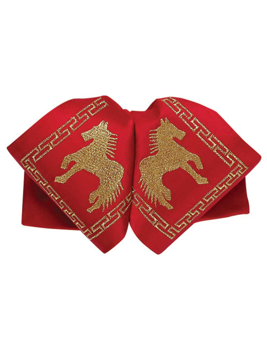 Adult 
Mexican Charro Bow Tie 100% Polyester Red/Gold  600122
